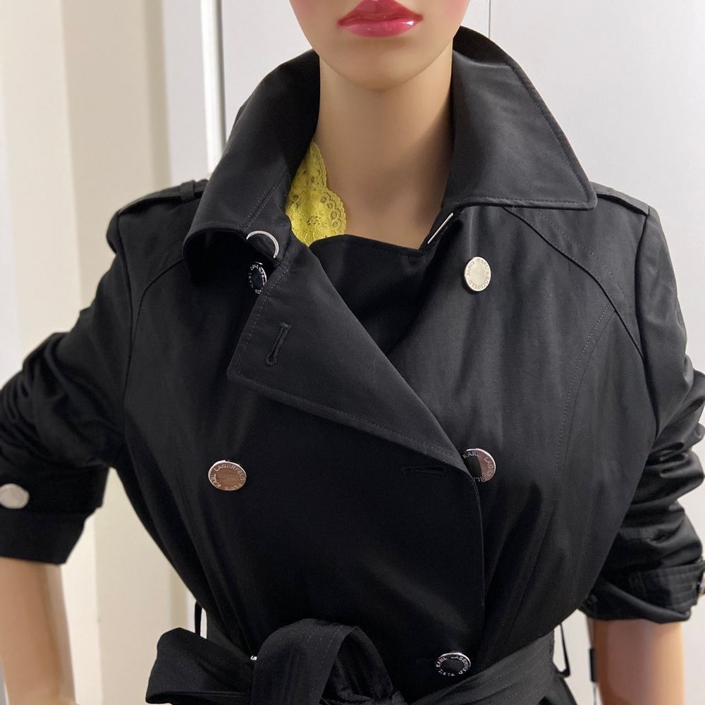 KARL LAGERFELD PARIS Double Breasted Trenc… - Picture 5 of 13